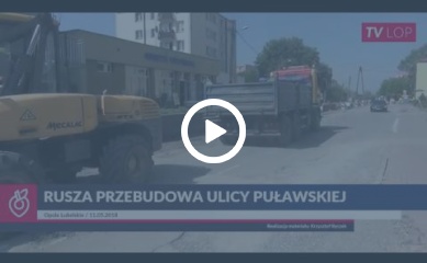 TV LOP // Rusza remont ulicy Puławskiej w Opolu Lubelskim
